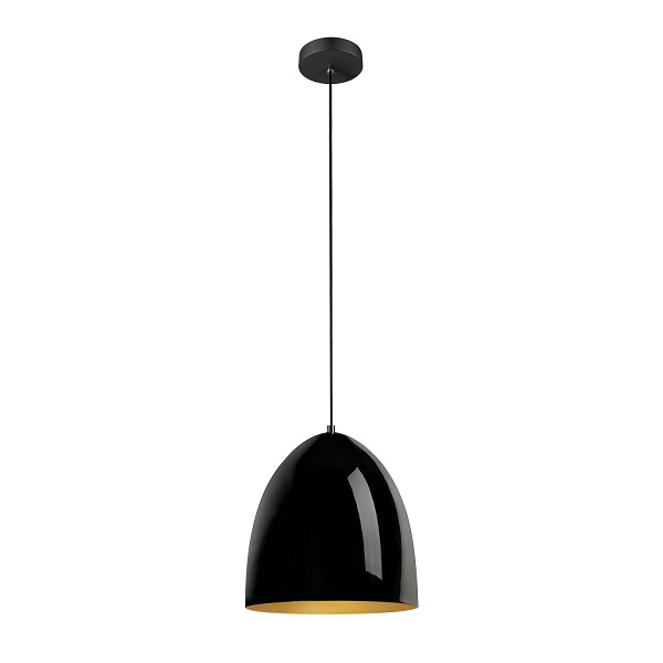 SLV 1008131 New Para Cone 30 PD LED pendelarmatuur 1xE27 60W zwart/goud