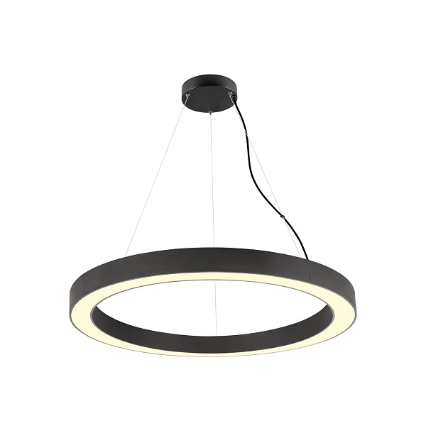 SLV 1008595 Medo Ring 90 PD Phase LED pendelarmatuur 43W 930+940 3000K+4000K zwart 110° dimbaar
