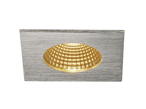 SLV 114436 Patta-F Square LED 3000K plafond inbouwarmatuur alu geborsteld