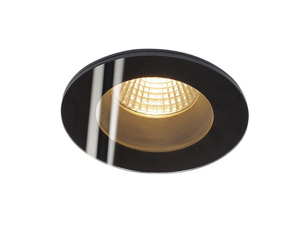 SLV 114440 Patta-I Round LED 3000K plafond inbouwarmatuur zwart mat