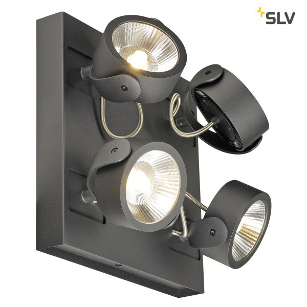 SLV 1000135 Kalu LED 4 Square 60W 3000K 60° zwart