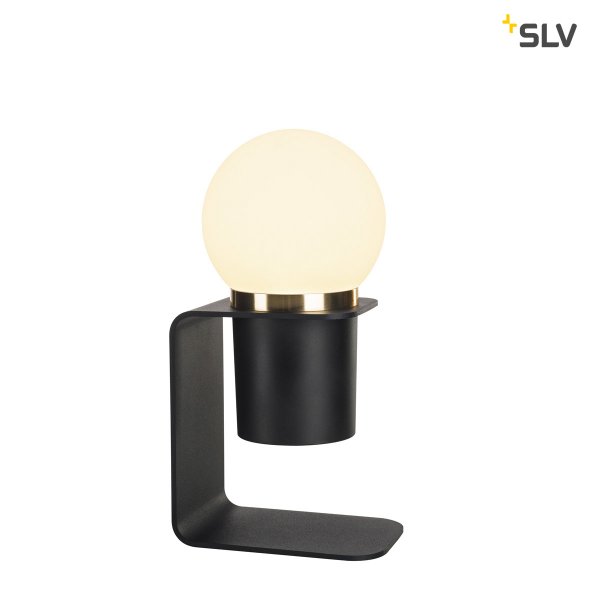 SLV 1002582 Tonila LED tafellamp 1,6W LED 2700K kleur 827 accu dimbaar zwart/messing