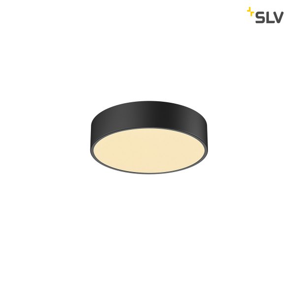SLV 1001889 Medo 30 Ambient 15W LED 3000K+4000K kleur 830+840 instelbaar met schakelaar bij installatie Dali dimbaar zwart