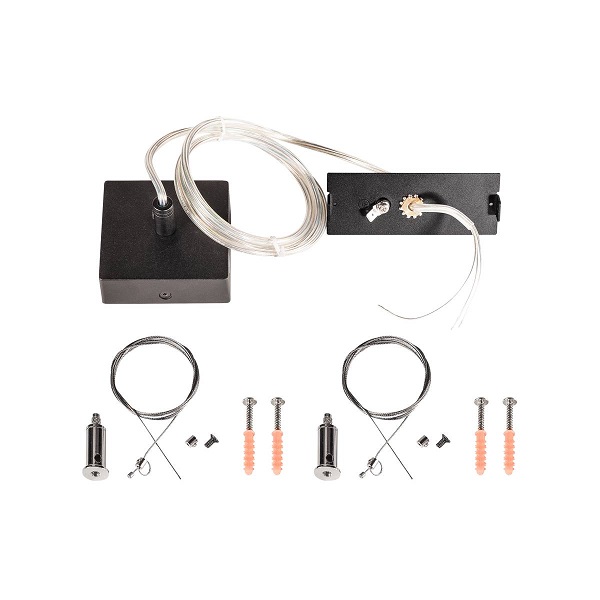 SLV 1001435 Tec Kalu pendelophangset zwart