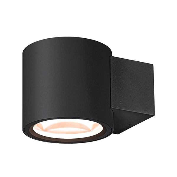 SLV 1006307 Oculus LED wand opbouwarmatuur 8,5W 930-920 3000K-2000K Dim to warm dimbaar 100° zwart