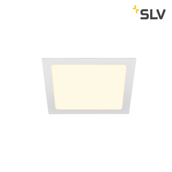 SLV 1003013 Senser 24 Square LED inbouw 12,5W 500mA 930 3000K exclusief LED driver wit
