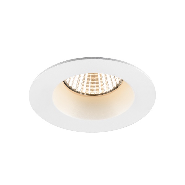 SLV 1007405 New Tria 68 DL LED inbouwspot rond vast 8,3W 927 2700K 38° dimbaar IP65 wit