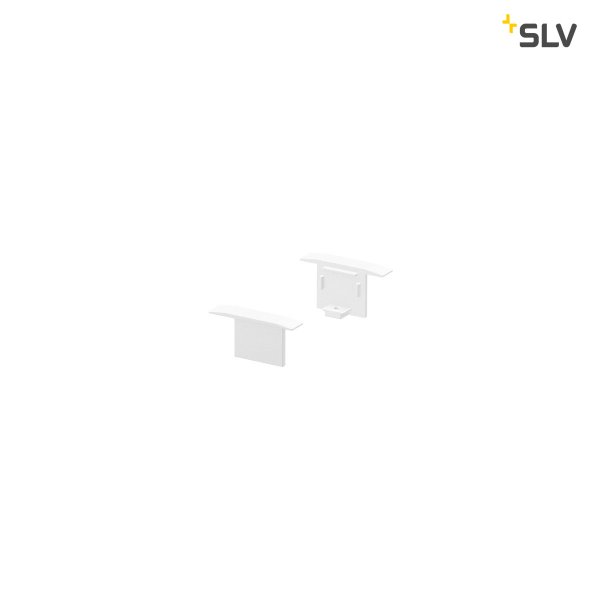 SLV 1000473 Grazia 10 eindkapjes inbouwprofiel wit /2