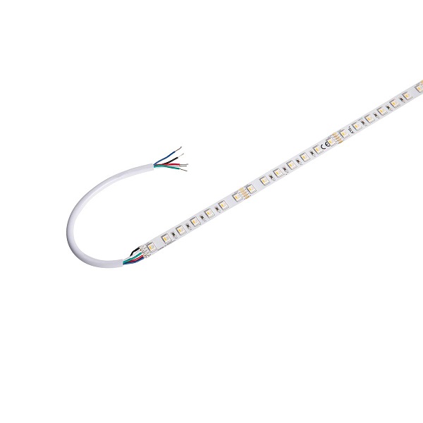 SLV 1004734 Grazia IP FlexLEDstrip 44W 24V DC 2700K kleur 927 5m rol flexibele LEDstrip met plakstrip IP54 
op aluminium strip plakken i.v.m. koeling