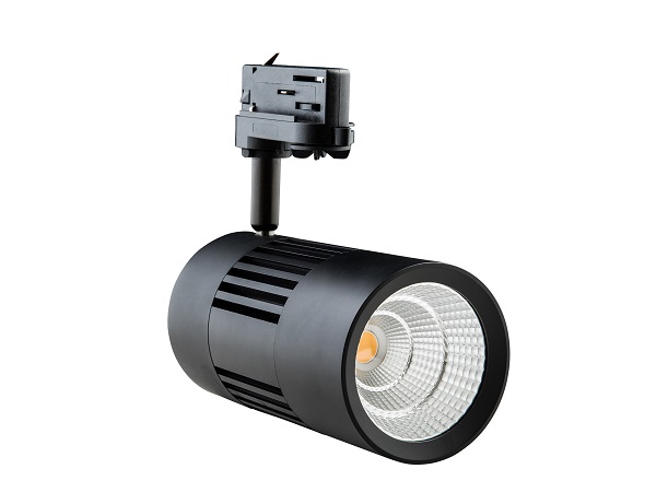 Interlight IL-TR40K3C LED spot ColourPunch 3f railadaptor 40W 930 36° zwart