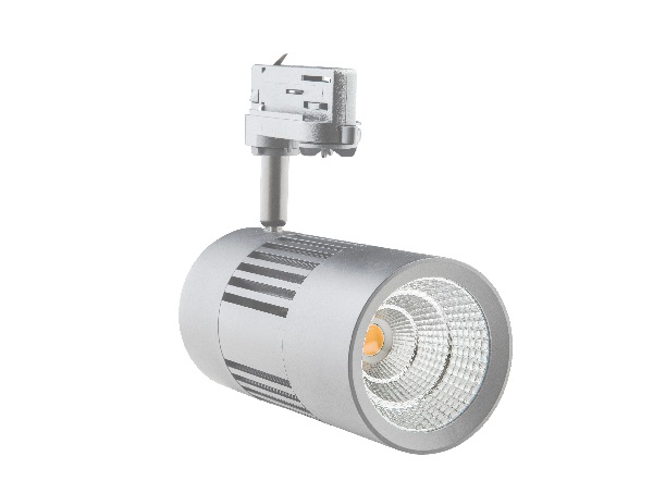 Interlight IL-TR40K3CS LED spot ColourPunch 3f railadaptor 40W 930 36° zilver