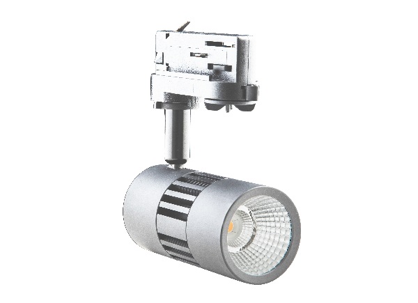 Interlight IL-TR7K3CDS LED spot ColourPunch dimbaar met 3f railadaptor 7,5W 930 36° zilver