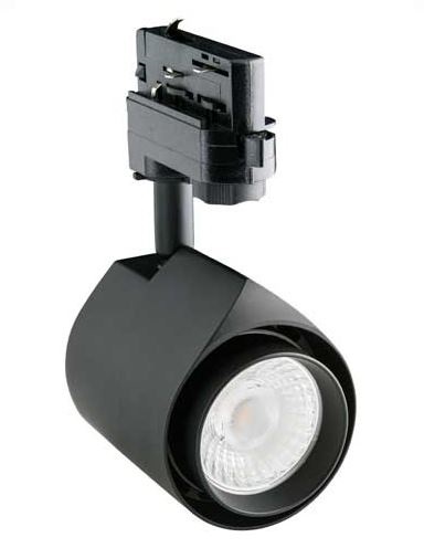 Interlight IL-T15K4C LED spot ColourDrop 3f railadaptor 15W 940 36° zwart