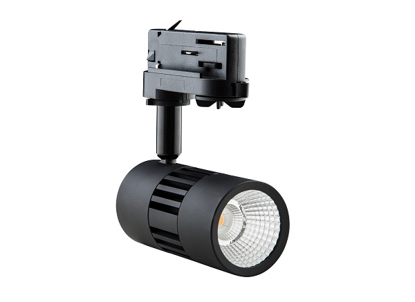 Interlight IL-TR22K3C LED spot ColourPunch 3f railadaptor 22W 930 36° zwart