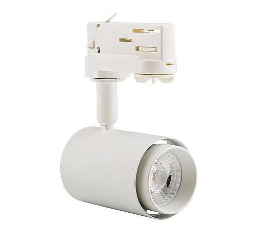 Interlight IL-T10K4CW LED spot ColourDrop 3f railadaptor 10W 940 40° wit