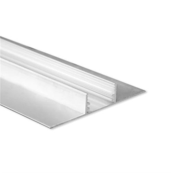 Galaxy 8102043 TBP5 LED gipsbouwprofiel 2m aluminium voor LED strips max. 20mm