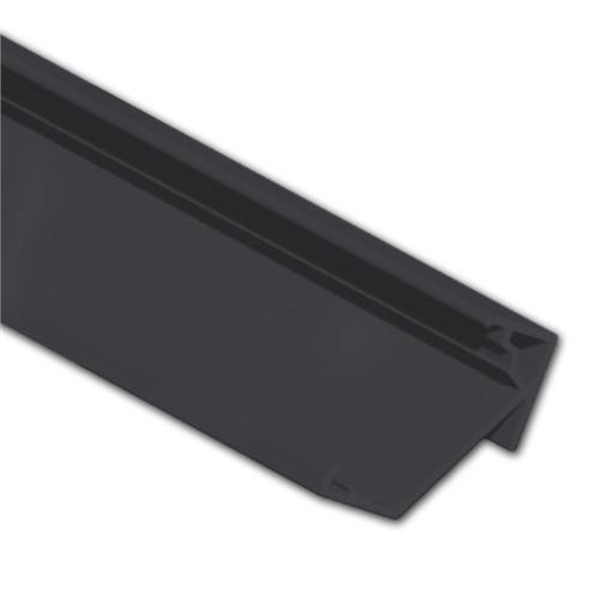 Galaxy 8102084 WP1 LED hoekprofiel 2m zwart RAL9005 30/60° voor LED strips max. 18mm