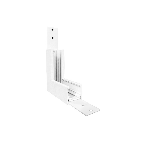 Galaxy 8123681 T48/20 TZ54 hoekstuk verticaal  90° zonder bedrading wit