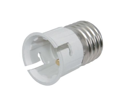 I-Light verloopstuk E27 lampvoet naar B22 lamp maximaal 60W