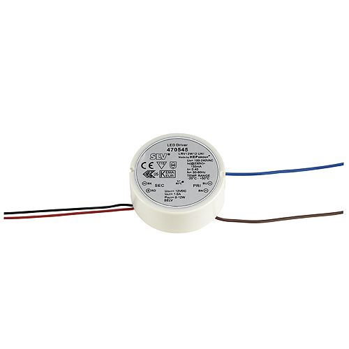 SLV 470545 LED voeding 12V DC 12W rond voor inbouwdoos