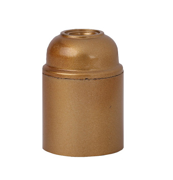 Arditi 043582 lamphouder E27 M10x1 TPL thermoplast gelakt (bakeliet uitstraling) glad goud