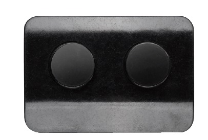 Relco D/662/N vloerschakelaar bakeliet 2x1 polig zwart