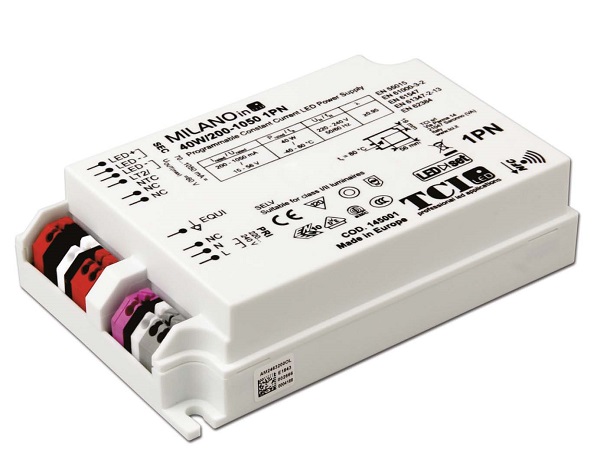 TCI 145000 Milano in LED 20W/200-1050 1PN 70-1050mA NFC LED driver inbouw