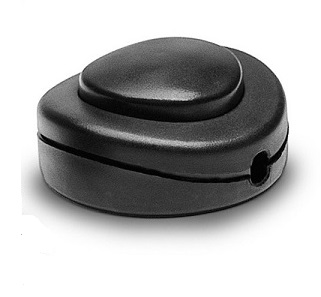 Arditi 035330 vloerdimmer 12V (24W) en 24V (48W) rond voor LED lampen met drukknopbediening zwart