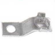 Aardklem 3,2mm gat met schroefklem verzinkt