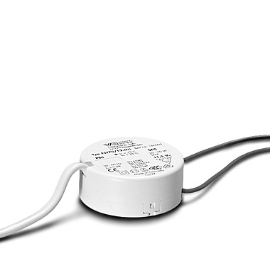 Vossloh Schwabe 186007 elektronische halogeen transformator 12V 35-105W rond 70x22,2mm