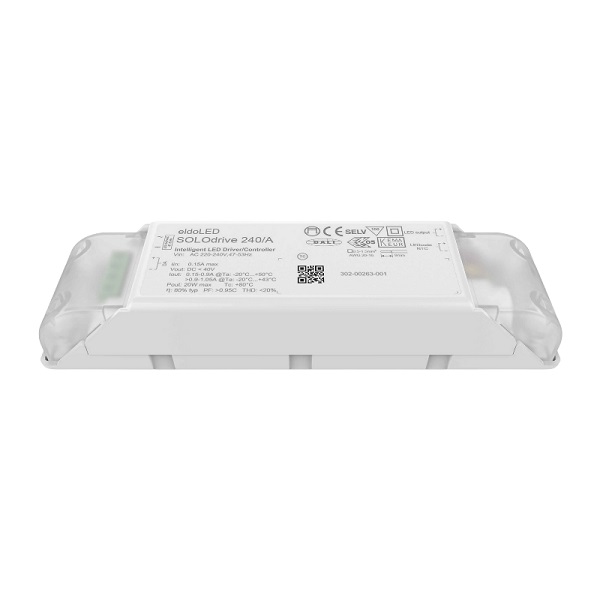 eldoLED 50SA-M4Z0X POWERdrive LEDdriver 50W 4 kanalen 150-1400mA DMX opbouw met trekontlasting