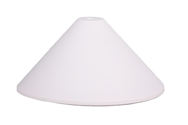 FL plafondkap kunststof schroefloos wit