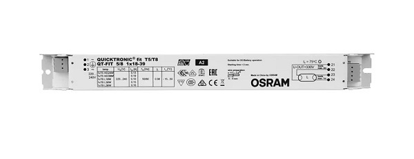 Osram Quicktronic QT-FIT5/8 1x18...39W elektronisch voorschakelapparaat (EVSA) voor T5 en T8