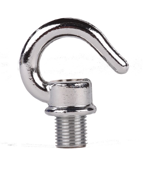 S. Lilley & Son 7069CP haak M10x1 uitwendige schroefdraad chroom