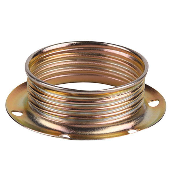 Vossloh Schwabe 100196 schroefring voor metalen lamphouder E14 diameter 40mm hoogte 12mm messingkleurig