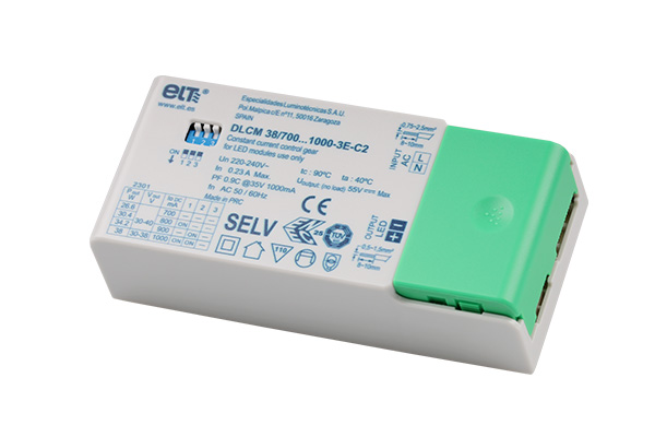 ELT 9907193 DLCM 38/700...1000-2B-C2 LEDdriver 700 t/m 1000mA dimbaar opbouw met trekontlasting