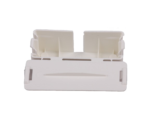 Steab kroonsteen doosje met deksel voor kroonsteen 2 voudig 2,5mm2 maximaal