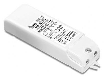 TCI 119772 MW70 Mini Wolf 70 LED elektronische LED voeding 2,5-70W voor 12V AC (wissel) spanning dimbaar