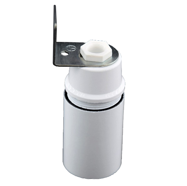 Arditi 040888 lamphouder E14 bakeliet glad met beugel haaks wit