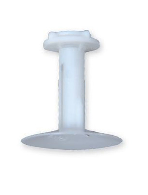 FL isolatietule met trekontlasting voor in 3 delige E27 lamphouder en M10x1 draadbuis

