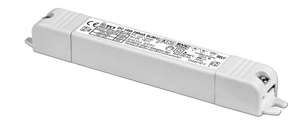 TCI 122442 SLIM/U LED voeding 24V DC 13W opbouw met trekontlasting
