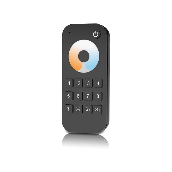 Tronix 213-123 RF afstandsbediening TW 8 zones touchwiel bediening zwart