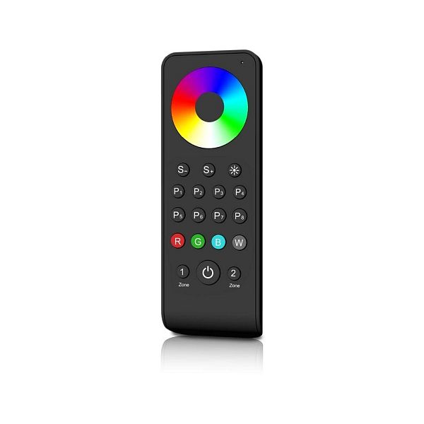 Tronix 213-128 RF afstandsbediening RGB(W) 2 zones touchwiel bediening zwart
