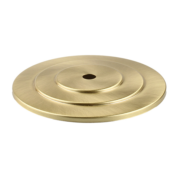 Firstlight afdekplaat getrapt messing geborsteld rond 120mm