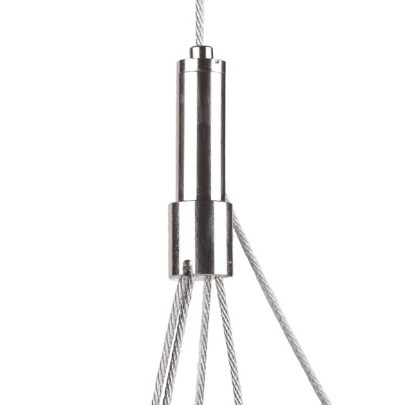 FL bloque-cable nickel jonction en 4 pour fil d'acier 1,0-2,0mm