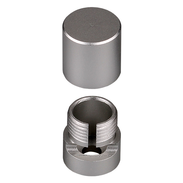 Firstlight support mural gris argent à fente pour fil d'acier Ø 1,5mm