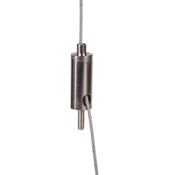FL bloque-câble nickel M3 externe pour fil d'acier 0,8-1,5mm
