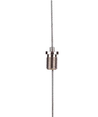 FL bloque-câble nickel M8x1 externe bride fente fil d'acier 1,0-1,2mm