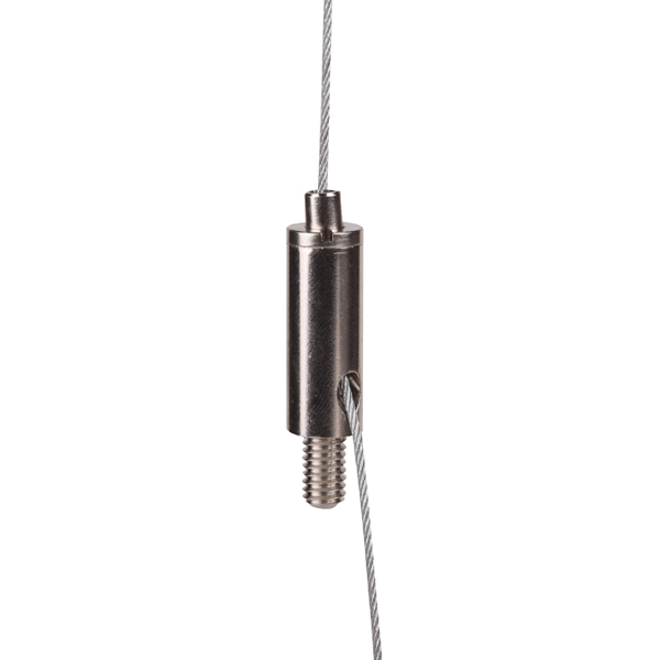 Firstlight bloque-câble nickel M6 externe pour fil d'acier 1,0-1,8mm
