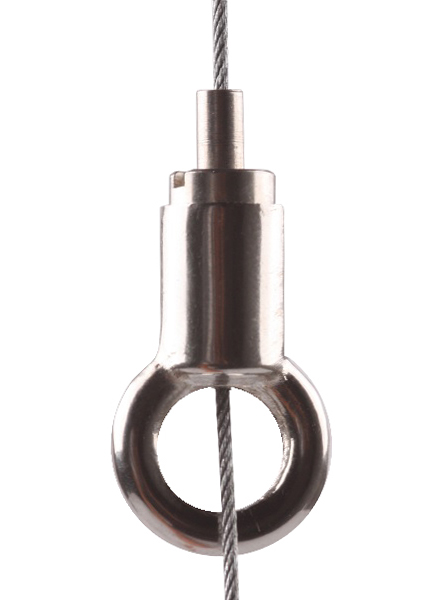 Firstlight bloque-câble nickel à œillet pour fil d'acier 1,2-1,5mm